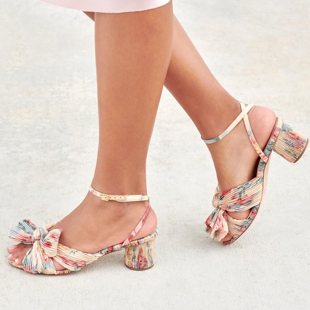 Loeffler Randall Dahlia Pleated Bow Heel